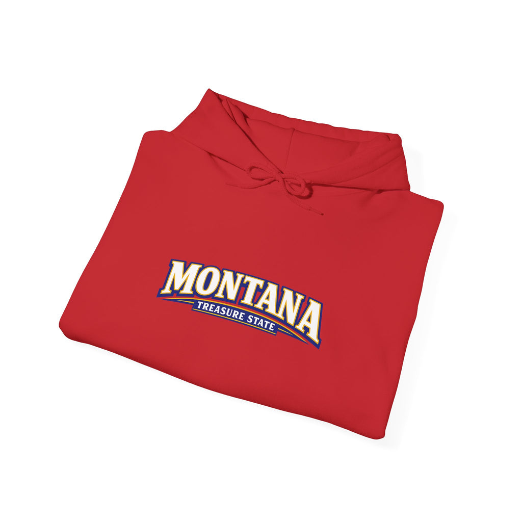 Montana Treasure State Heavy Blend Hooded Sweatshirt