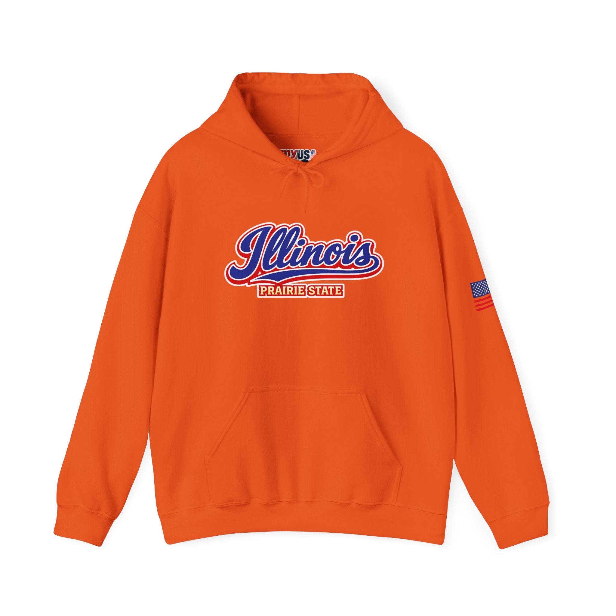 Illinois Prairie State Heavy Blend Hooded Sweatshirt