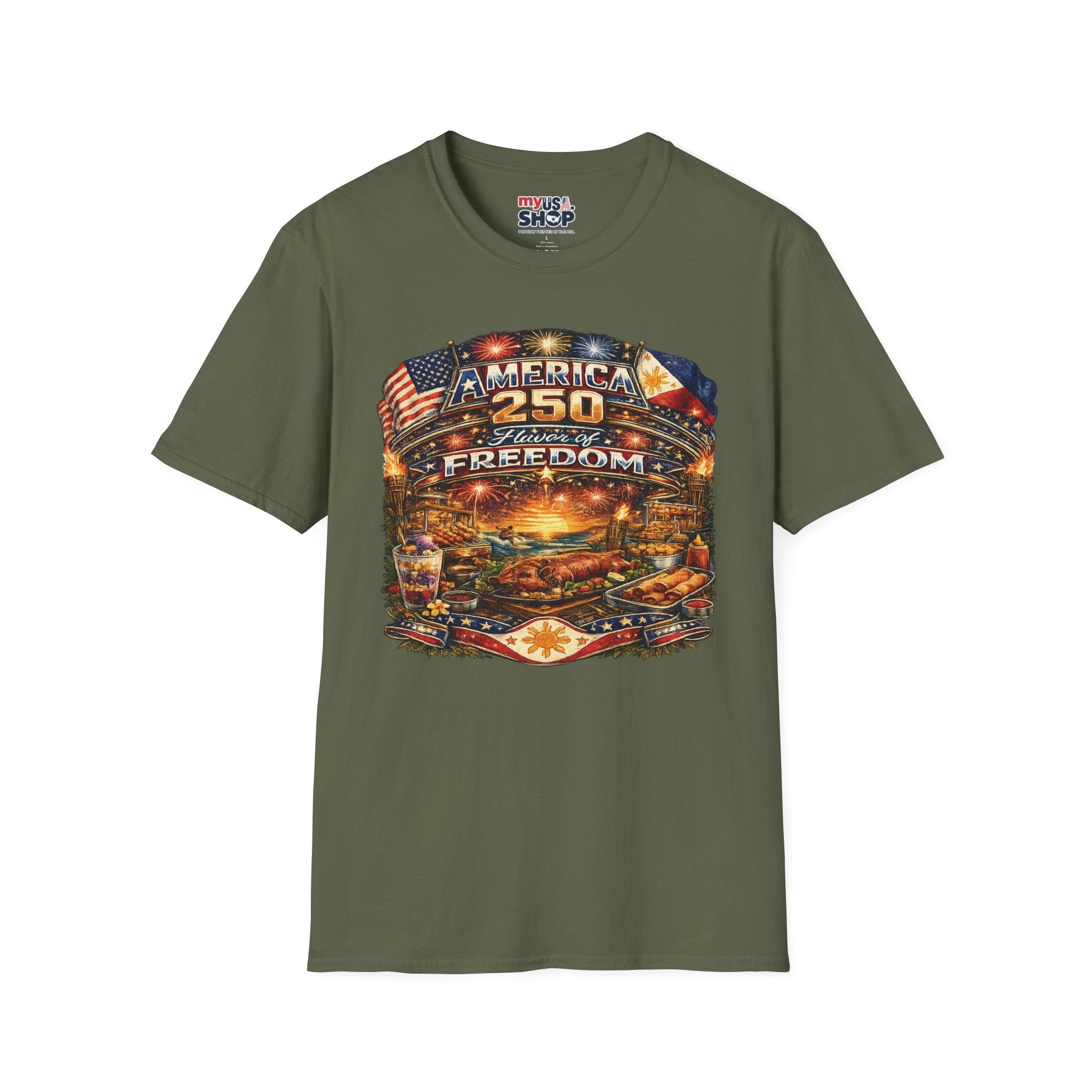 America 250  Filipino American Flavor of Freedom' — Patriotic 250th Anniversary