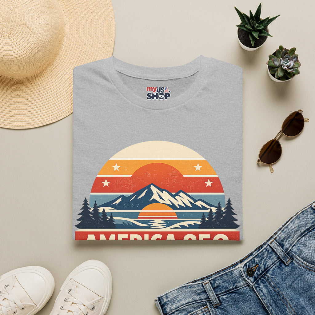 America 250 North Carolina - Mountain Sunset T-Shirt