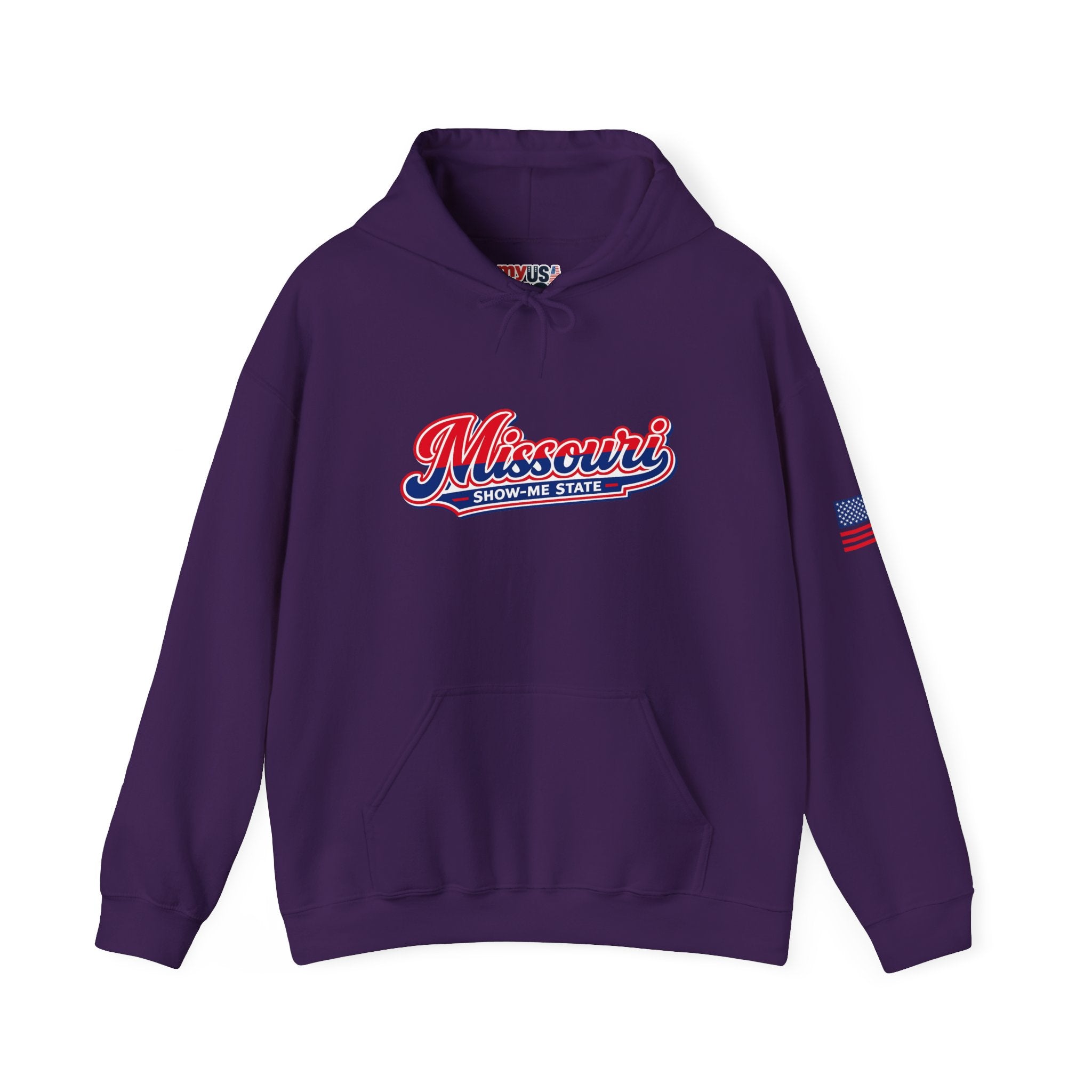 Missouri Show-Me State Heavy Blend Hooded Sweatshirt