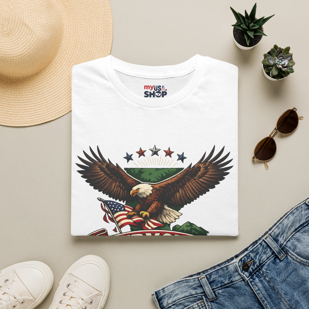 America 250 – Vermont Eagle Heritage Vintage Tee Design