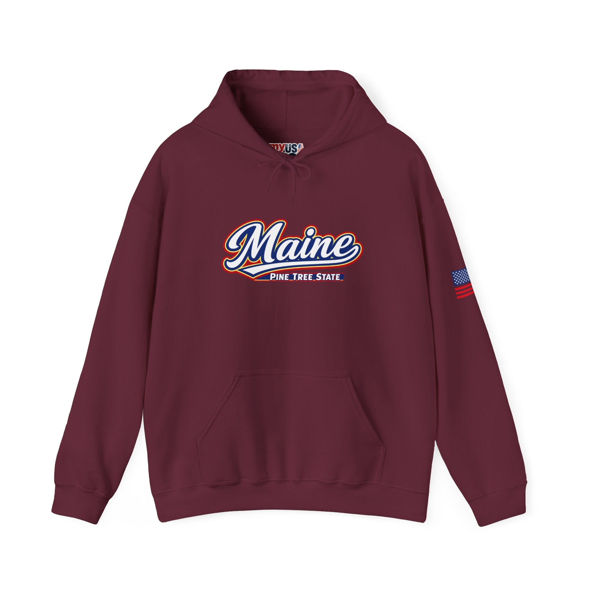 Maine Pine Tree State Heavy Blend Hooded Sweatshirt