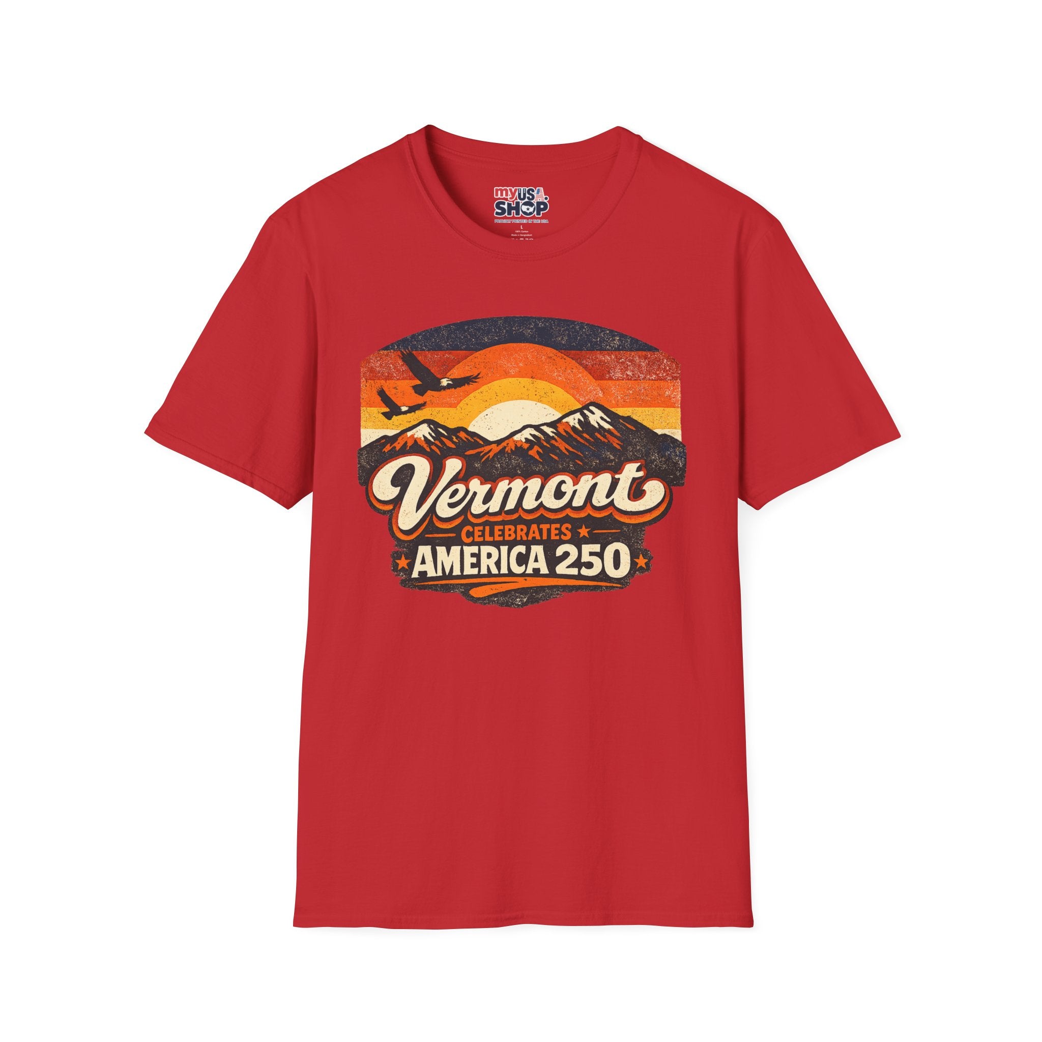 America 250 Vermont Sunset T-Shirt – Vintage Mountains