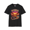 America 250 Los Angeles California Dreamin Palm Tree Sunset Convertible Tee