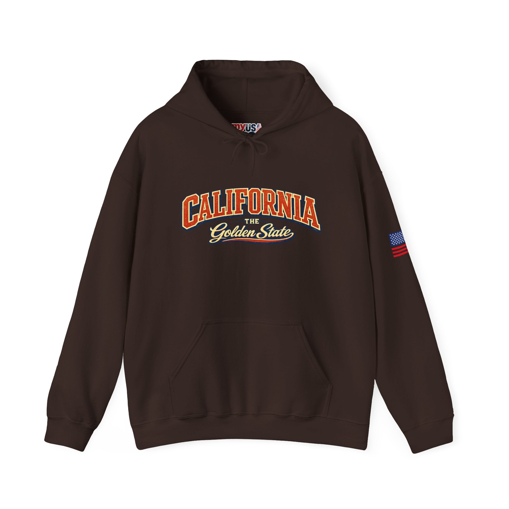 California The Golden State Heavy Blend Hooded Sweatshirt