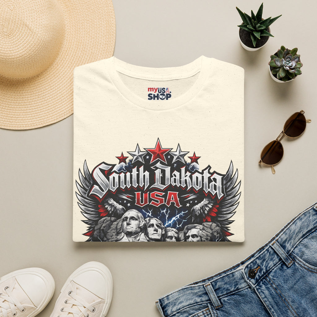 America 250 South Dakota Shirt — Freedom Anniversary Patriotic Graphic Tee