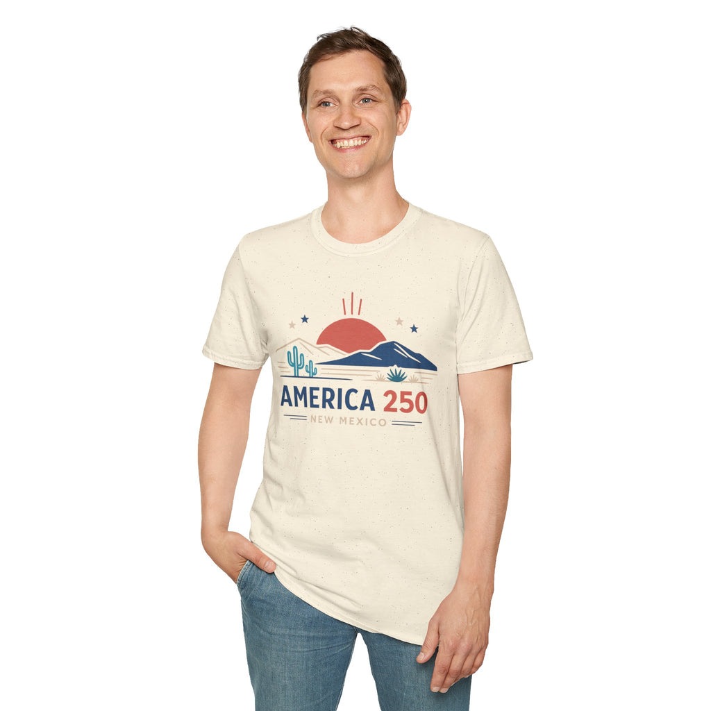 America 250 T-Shirt — New Mexico Desert Sunrise Graphic Tee