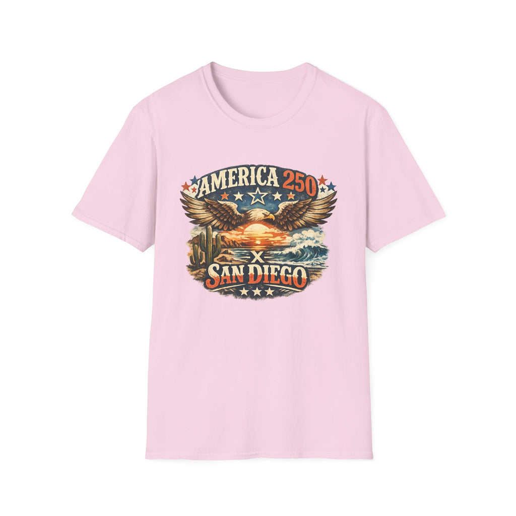 America 250 San Diego California Coastal Tee
