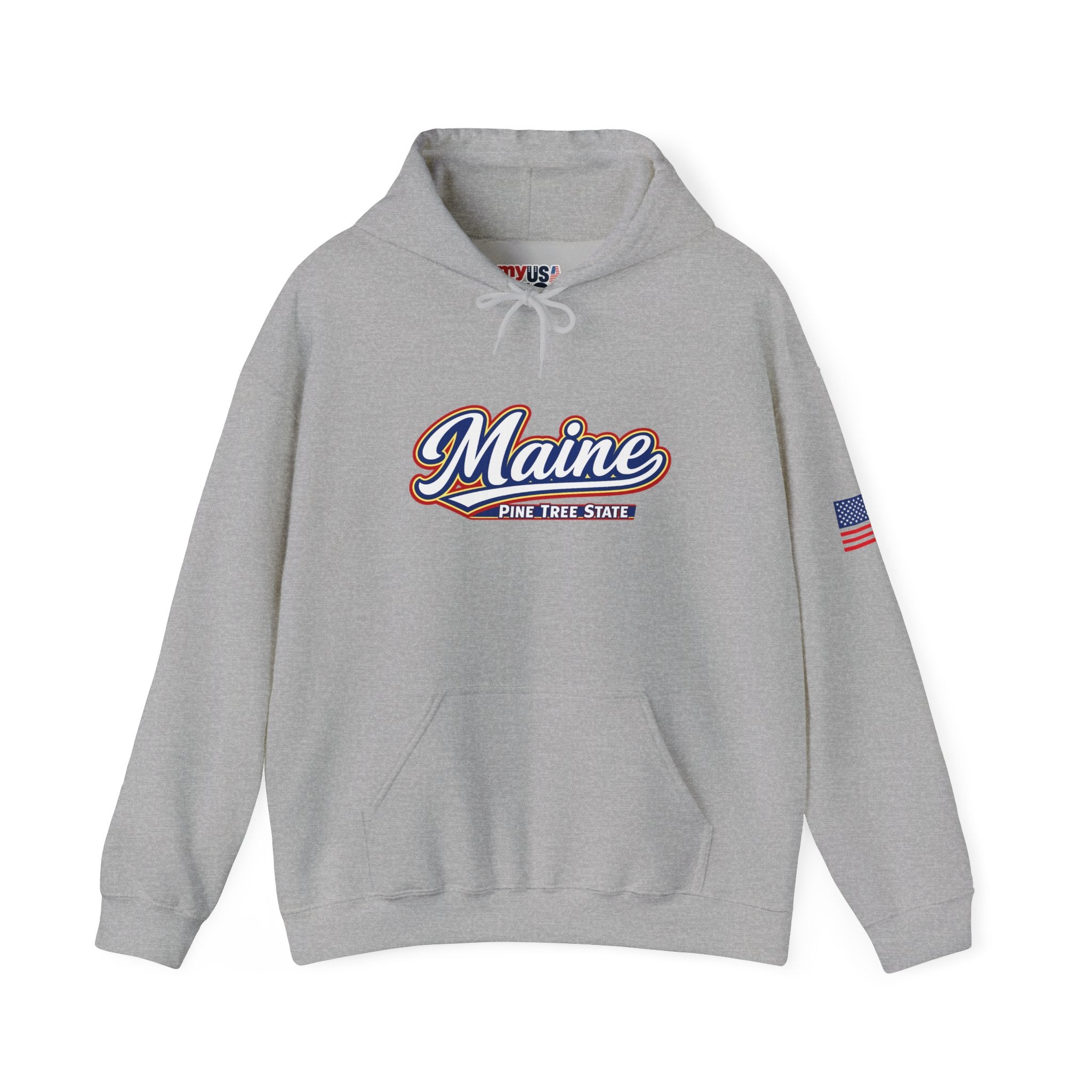 Maine Pine Tree State Heavy Blend Hooded Sweatshirt