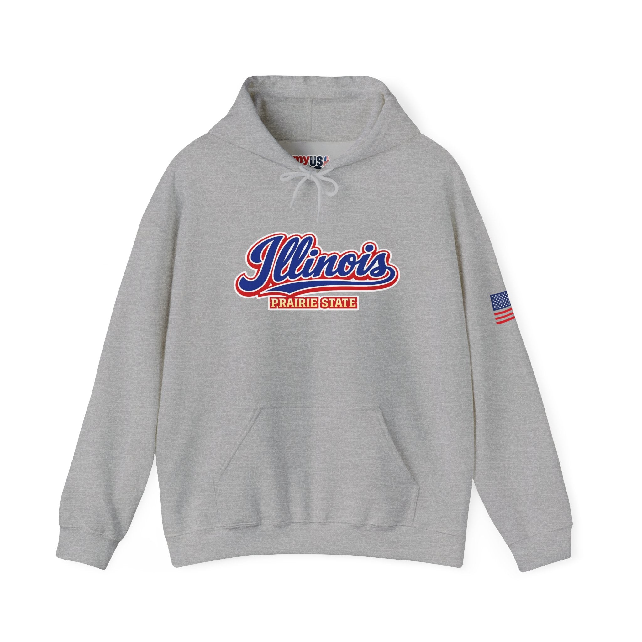 Illinois Prairie State Heavy Blend Hooded Sweatshirt