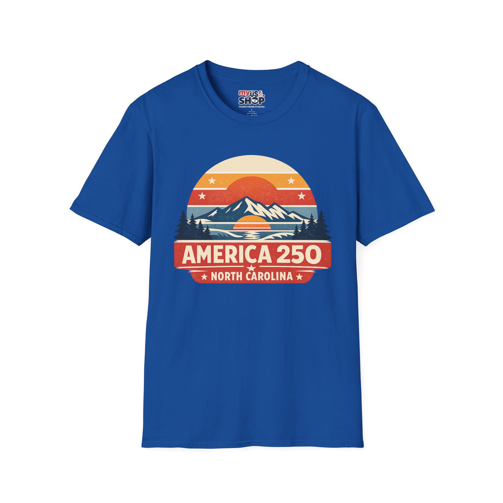 America 250 North Carolina - Mountain Sunset T-Shirt