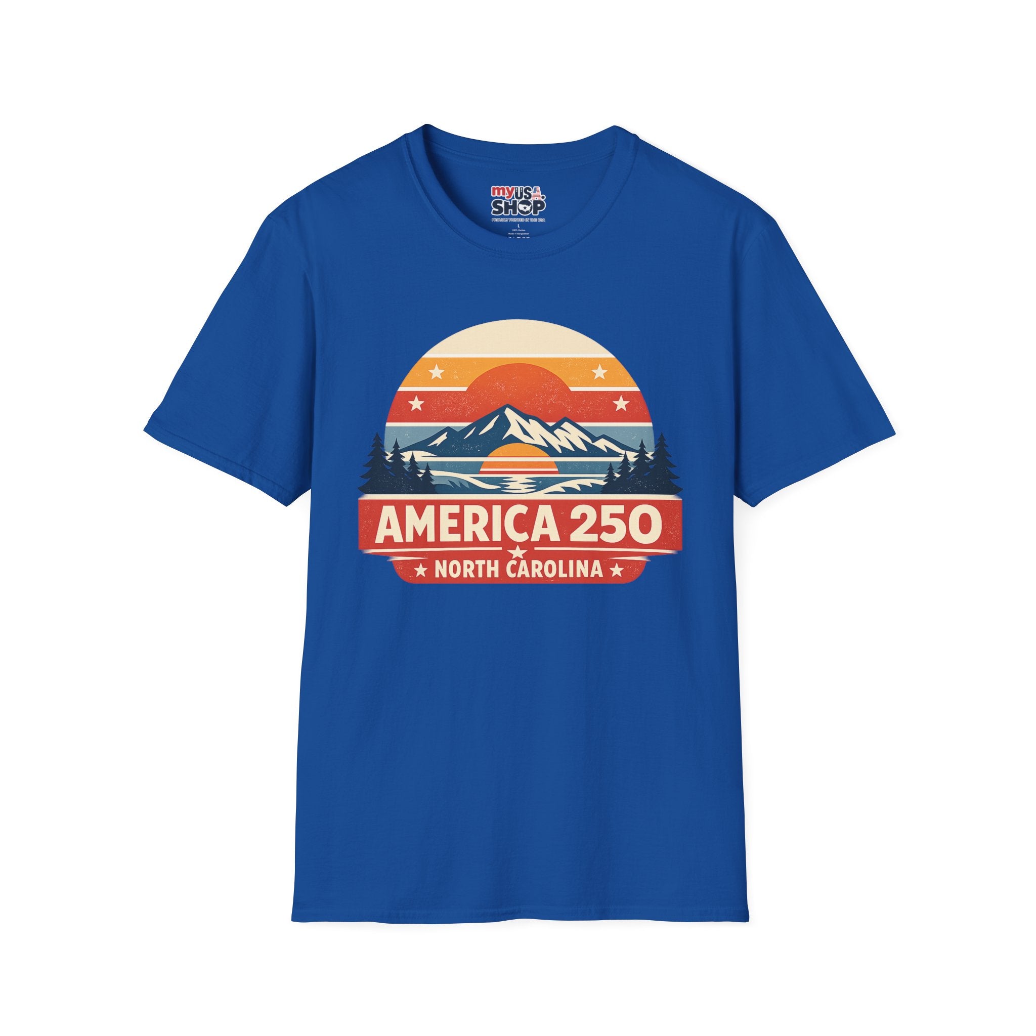America 250 North Carolina - Mountain Sunset T-Shirt