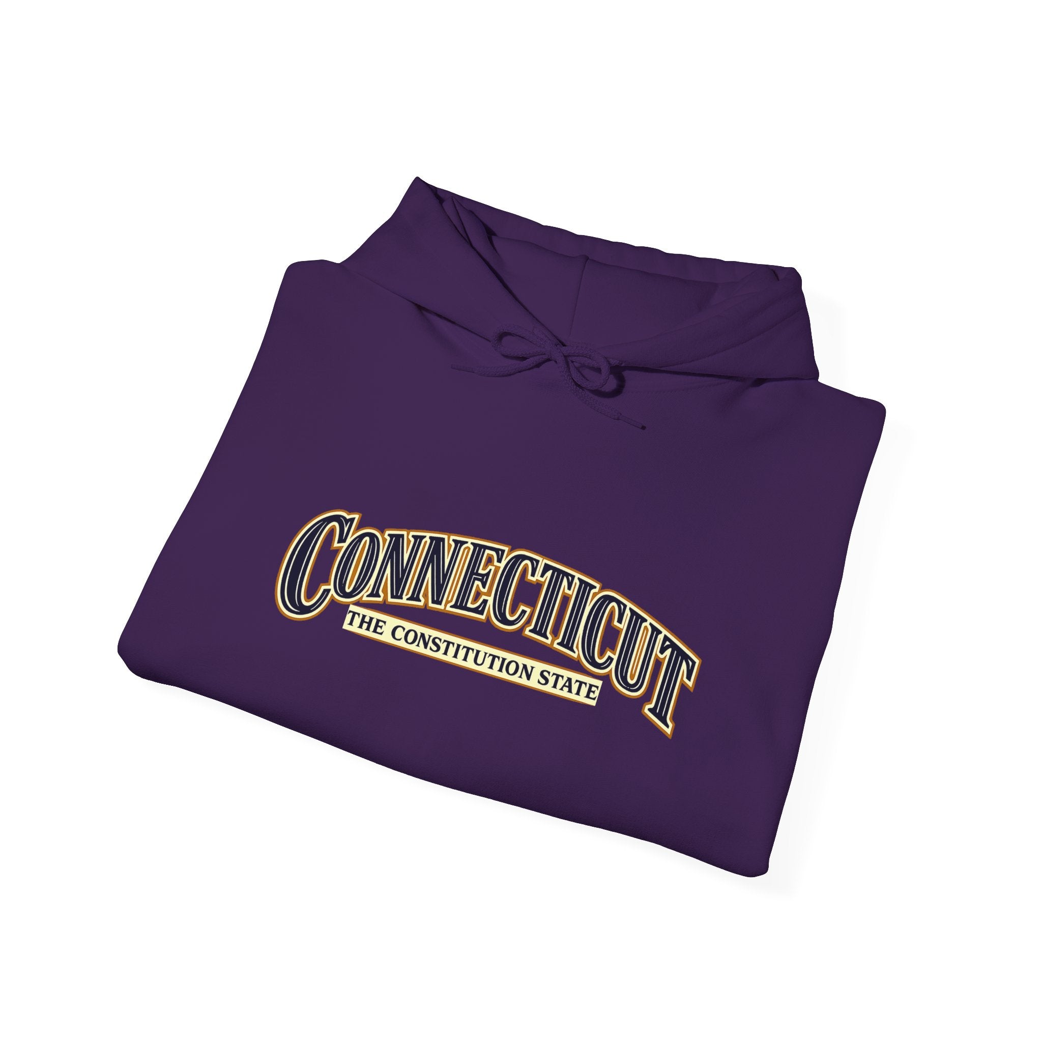 Connecticut The Constitution State Heavy Blend Hooded Sweatshirt