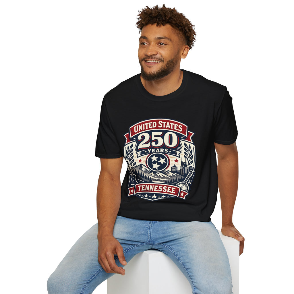America 250 Tennessee T-Shirt — United States 250 Years Heritage Graphic Tee