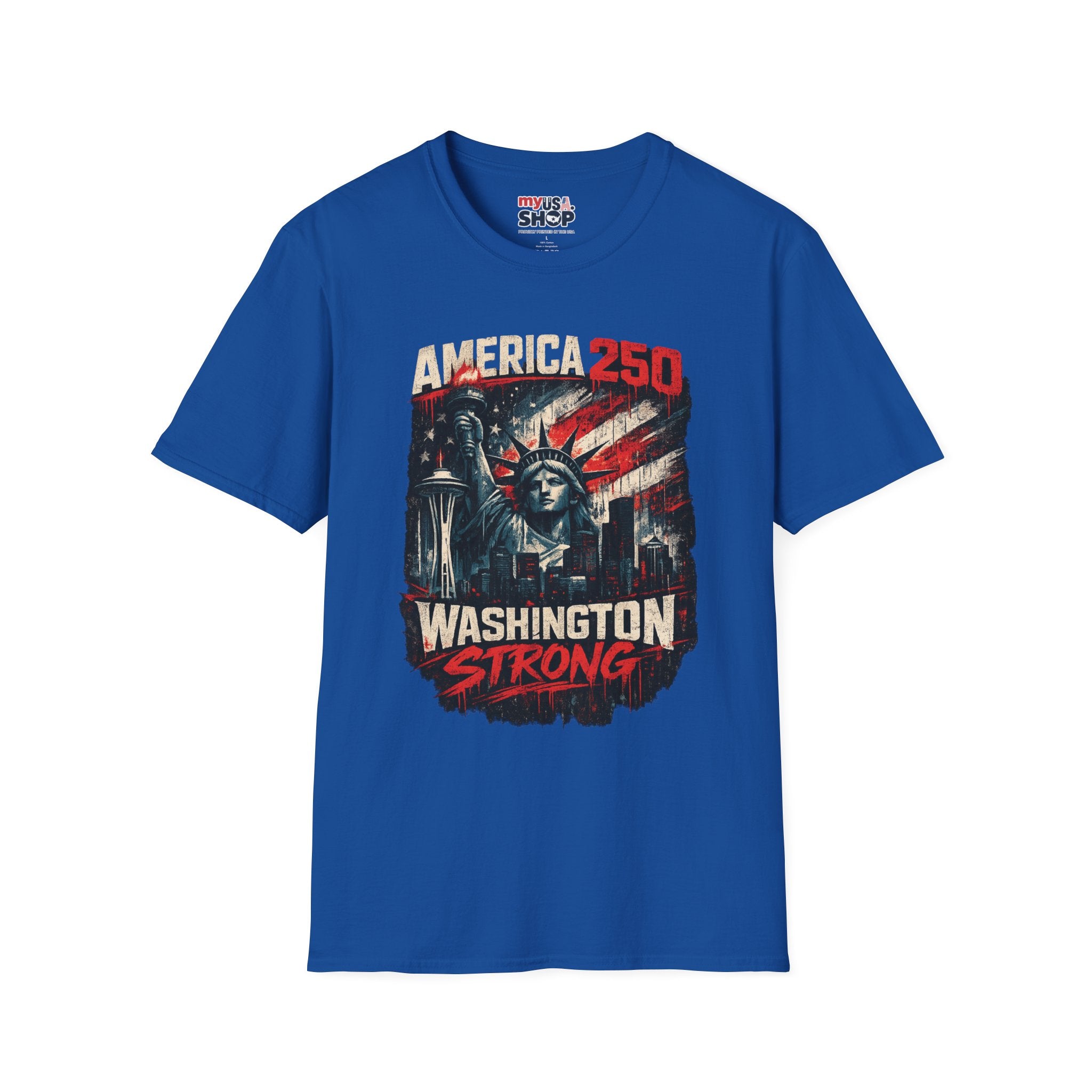 America 250 Statue of Liberty T-Shirt — Washington Strong Patriotic Tee