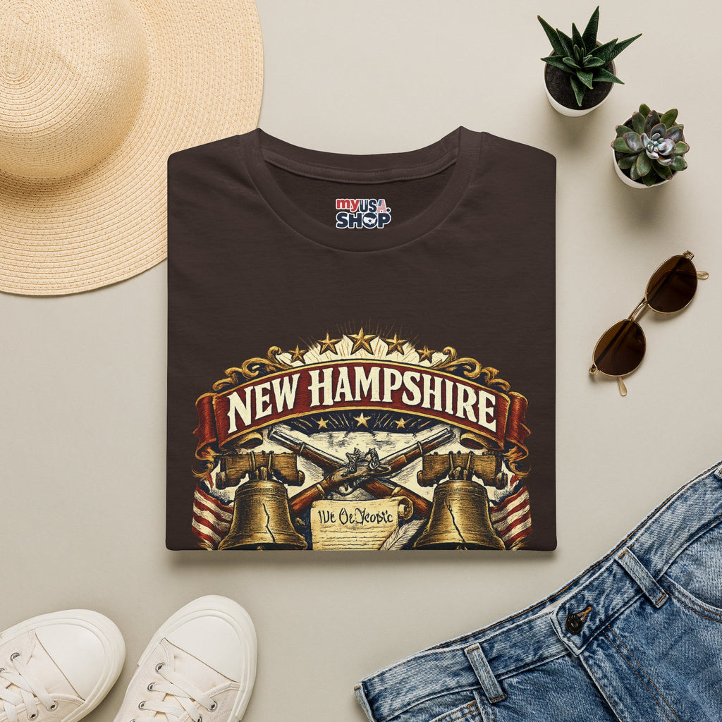 America 250 New Hampshire Heritage T-Shirt — We the People 250th Anniversary Vintage