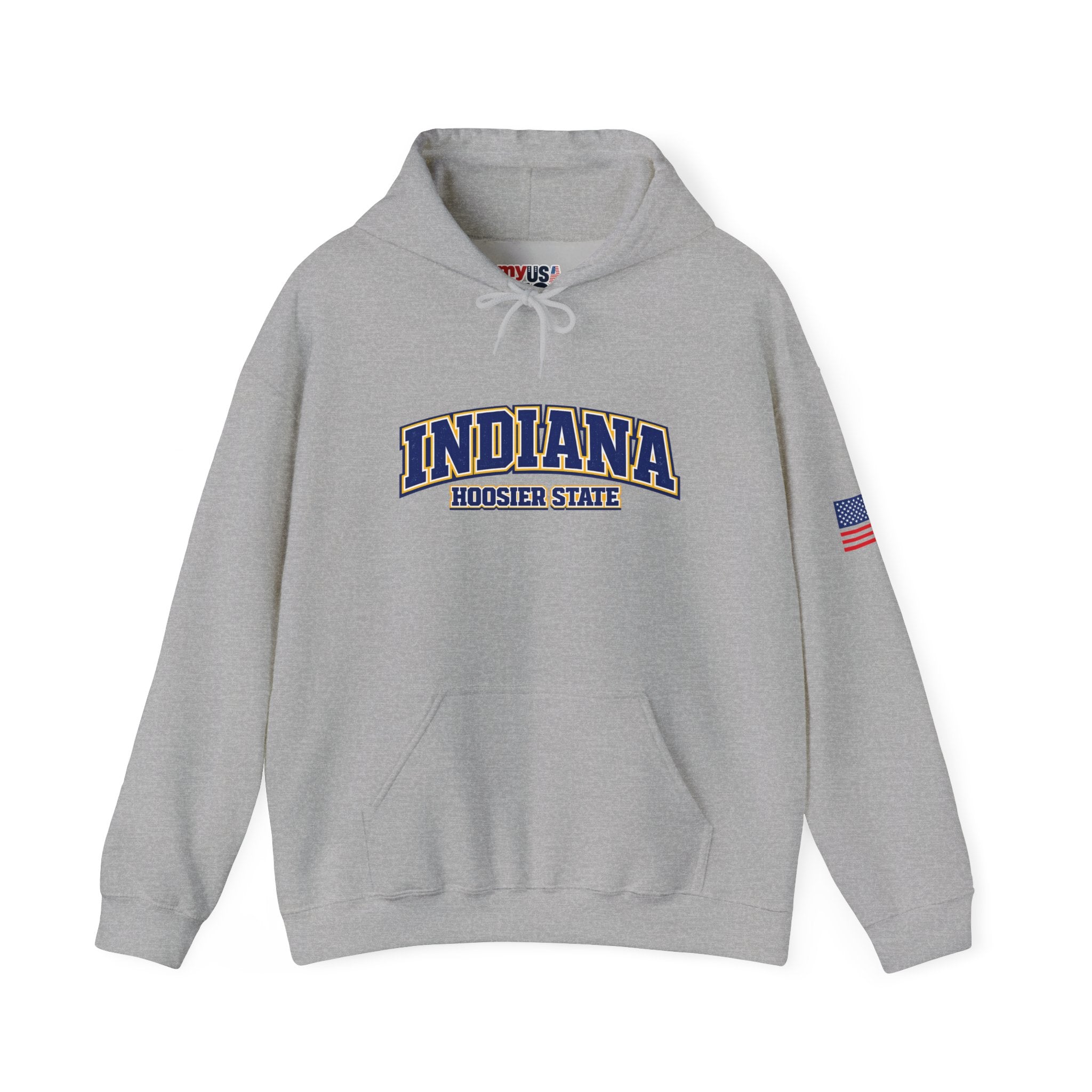 Indiana Hoosier State Heavy Blend Hooded Sweatshirt