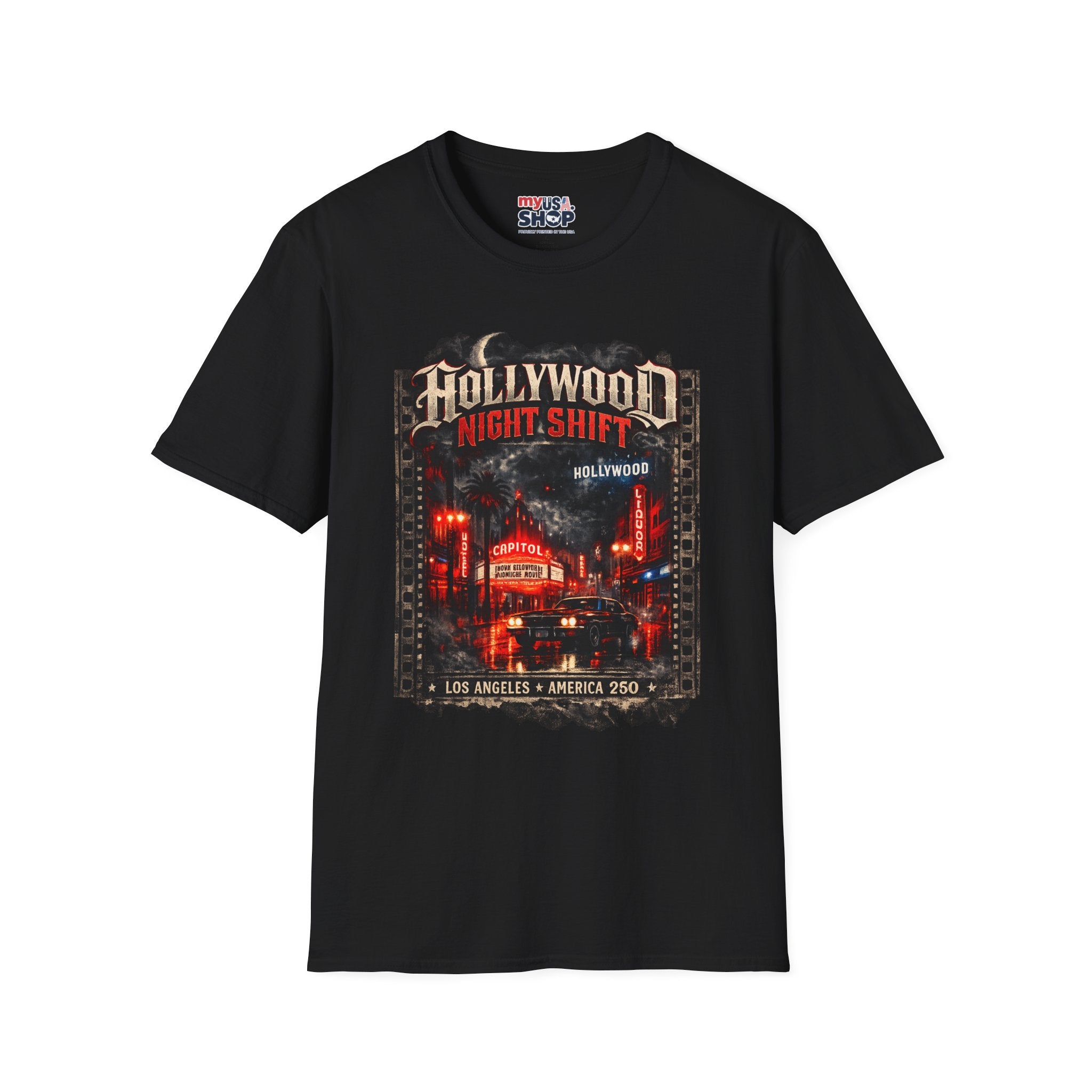 America 250 Los Angeles California La Nigh Shift Tee