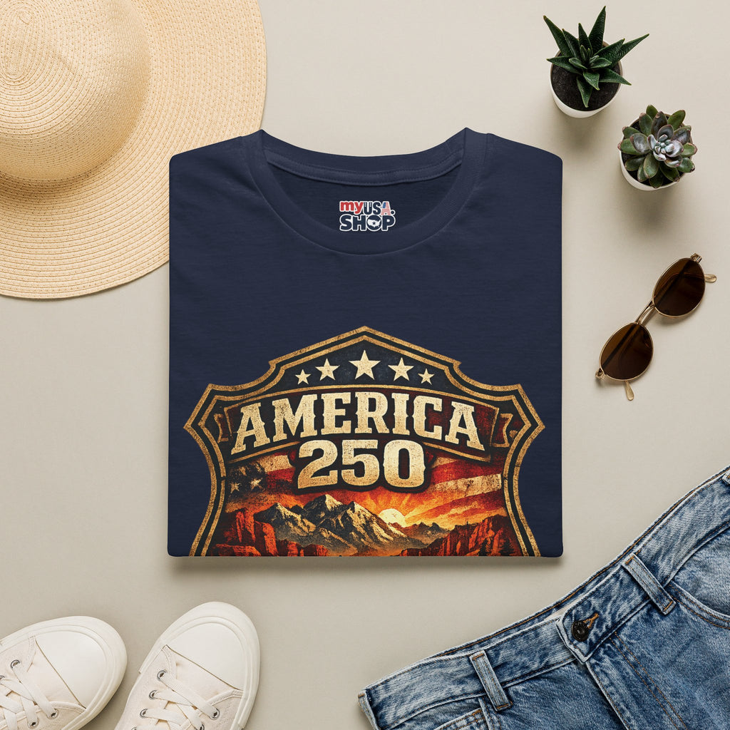 America 250 Utah State Shirt — Vintage Canyon Heritage Tee