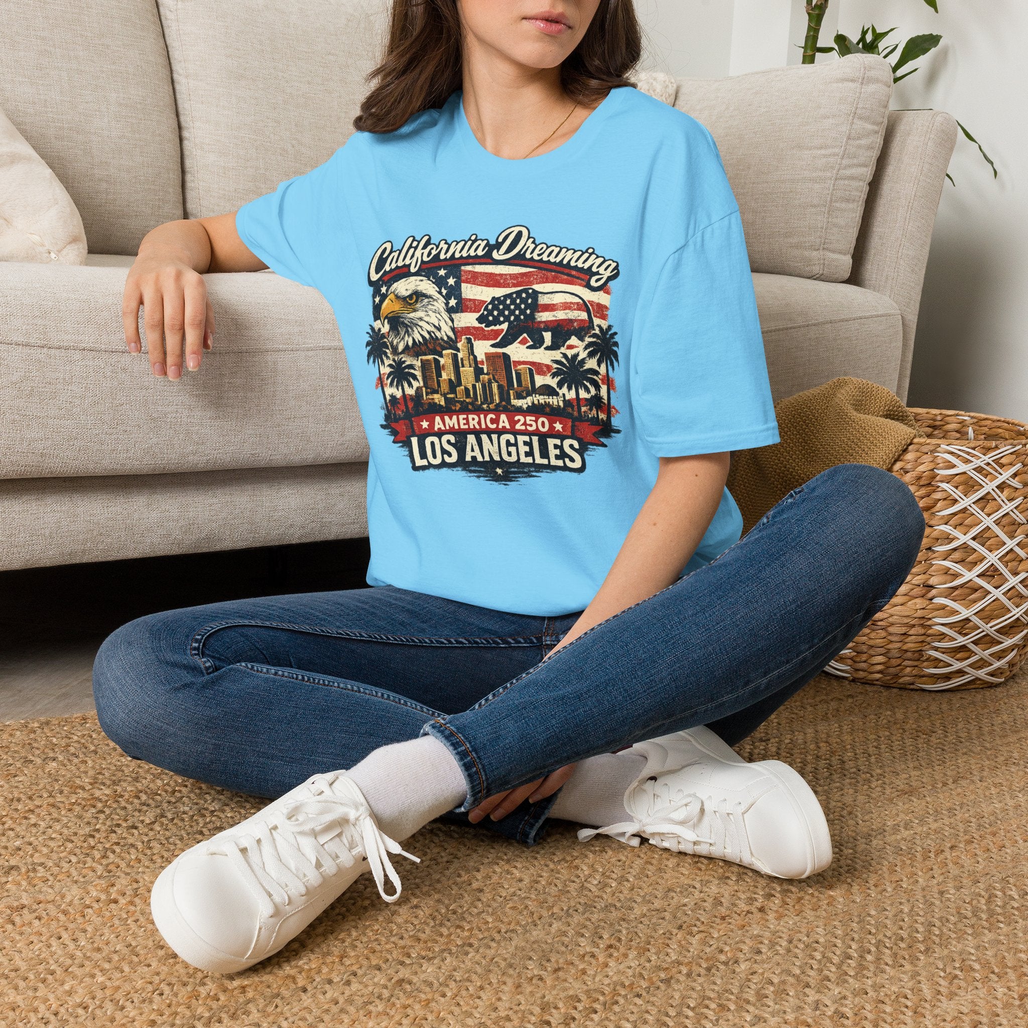 Los Angeles California Dreaming America 250 Tee