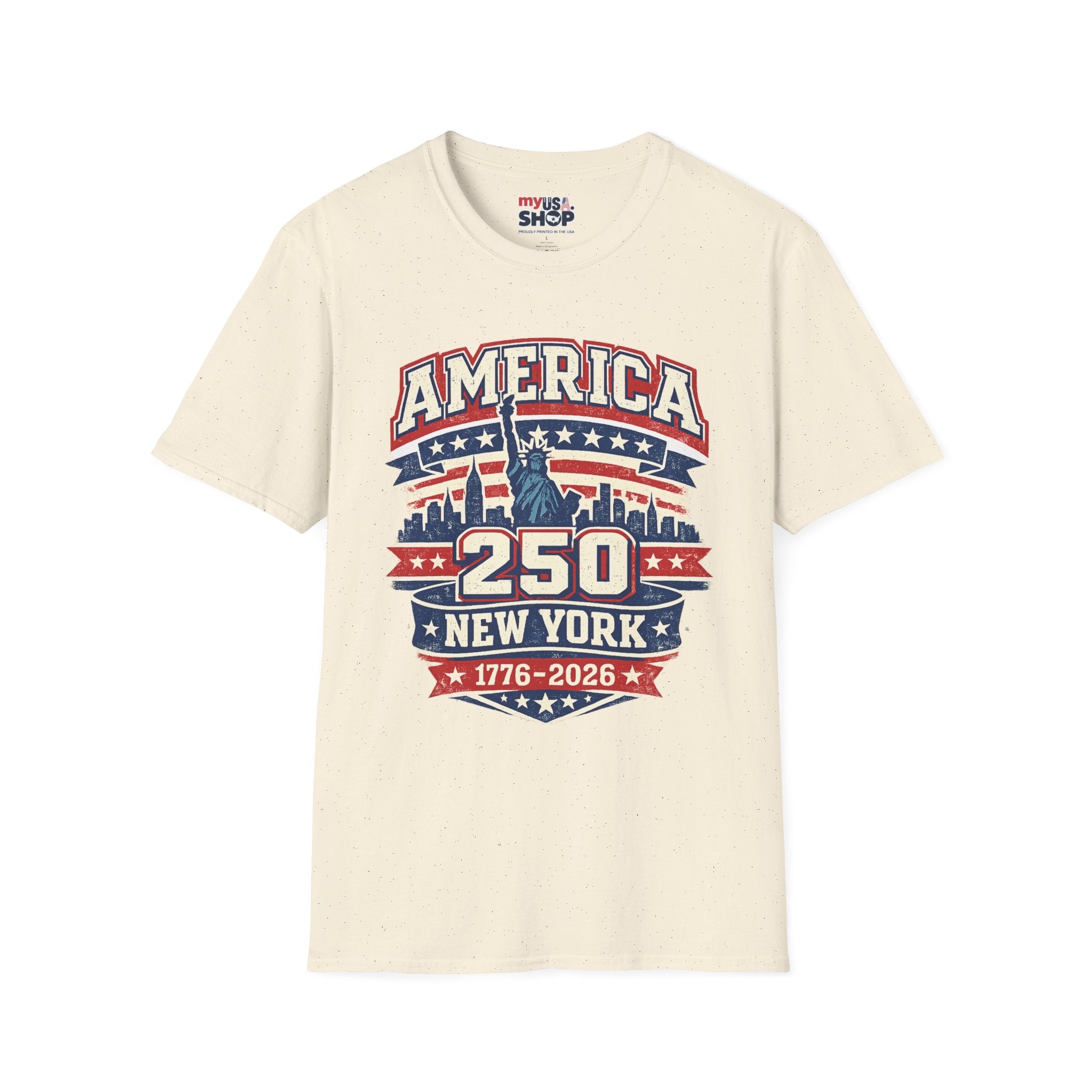 America 250 New York — 1776-2026 Patriotic Tee