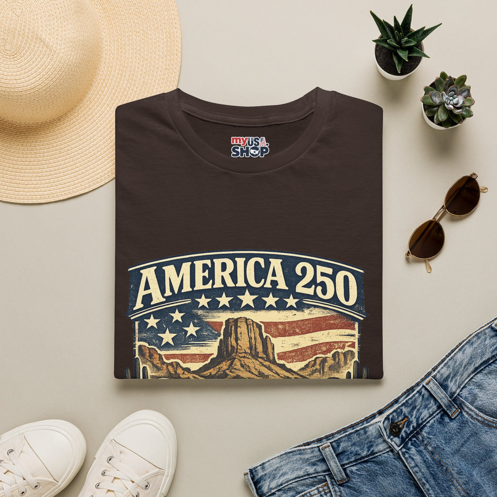 America 250 Shirt — Oregon Western Pioneer Trail Graphic Tee