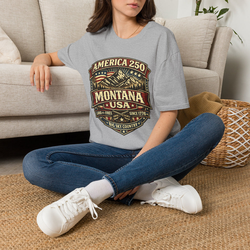 America 250 Montana Vintage Mountain