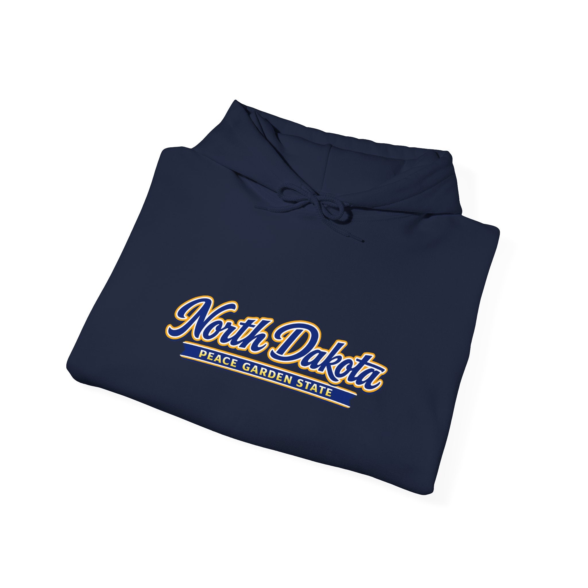 North Dakota Peace Garden State Heavy Blend Hooded Sweatshirt