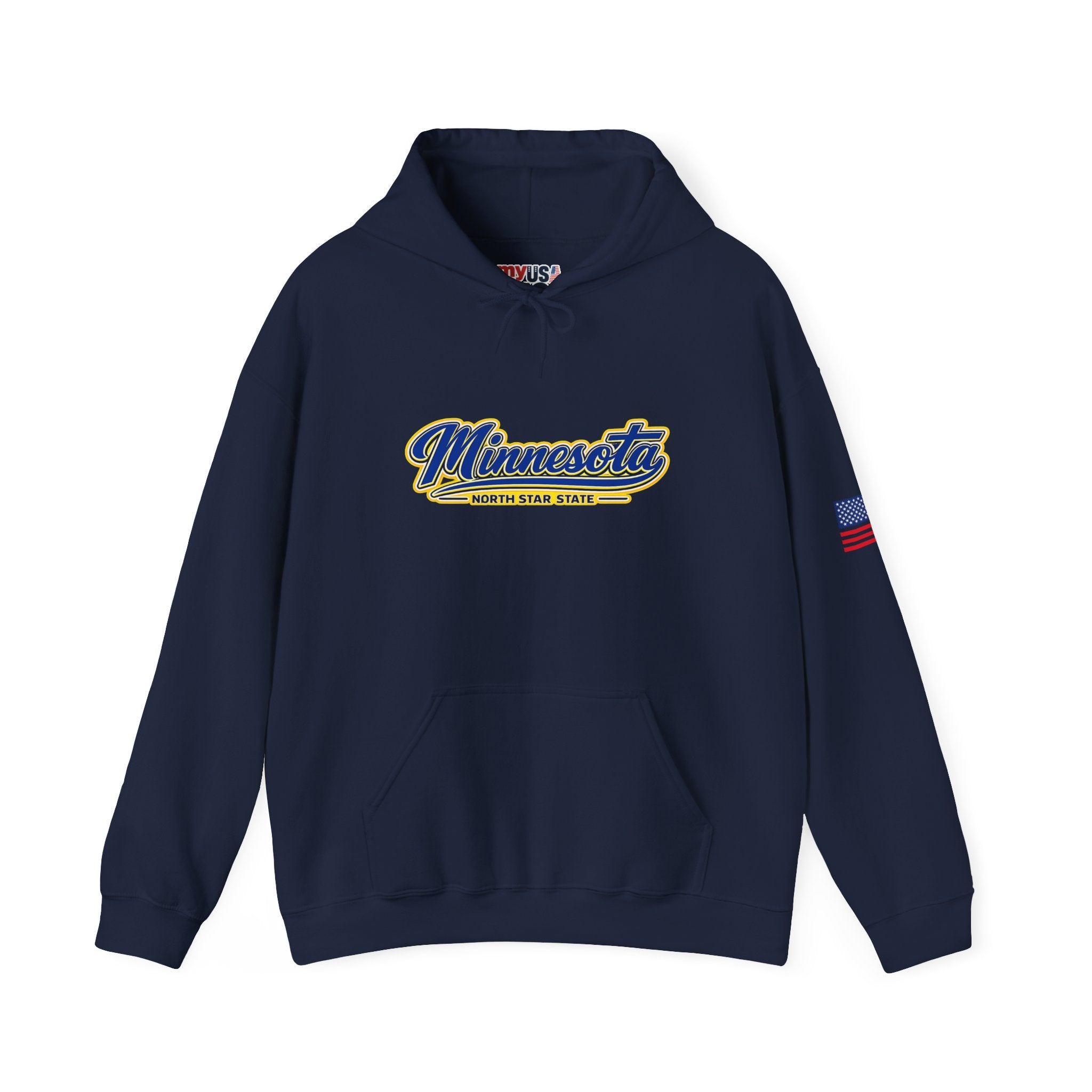Minnesota North Star State Heavy Blend Hooded Sweatshirt