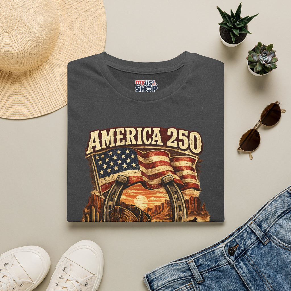 America 250 Utah T-Shirt — Freedom Frontier Western Graphic Tee