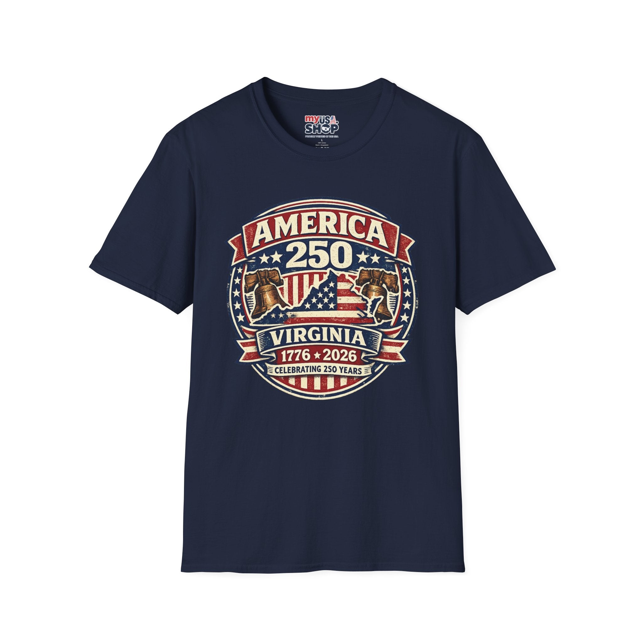 America 250 Virginia Commemorative T-Shirt — 1776–2026 Celebration Tee