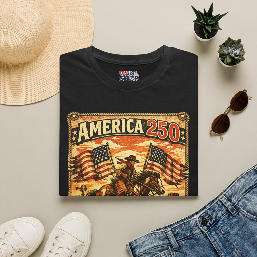America 250 Nebraska Strong T-Shirt — Patriotic Centennial Retro Tee
