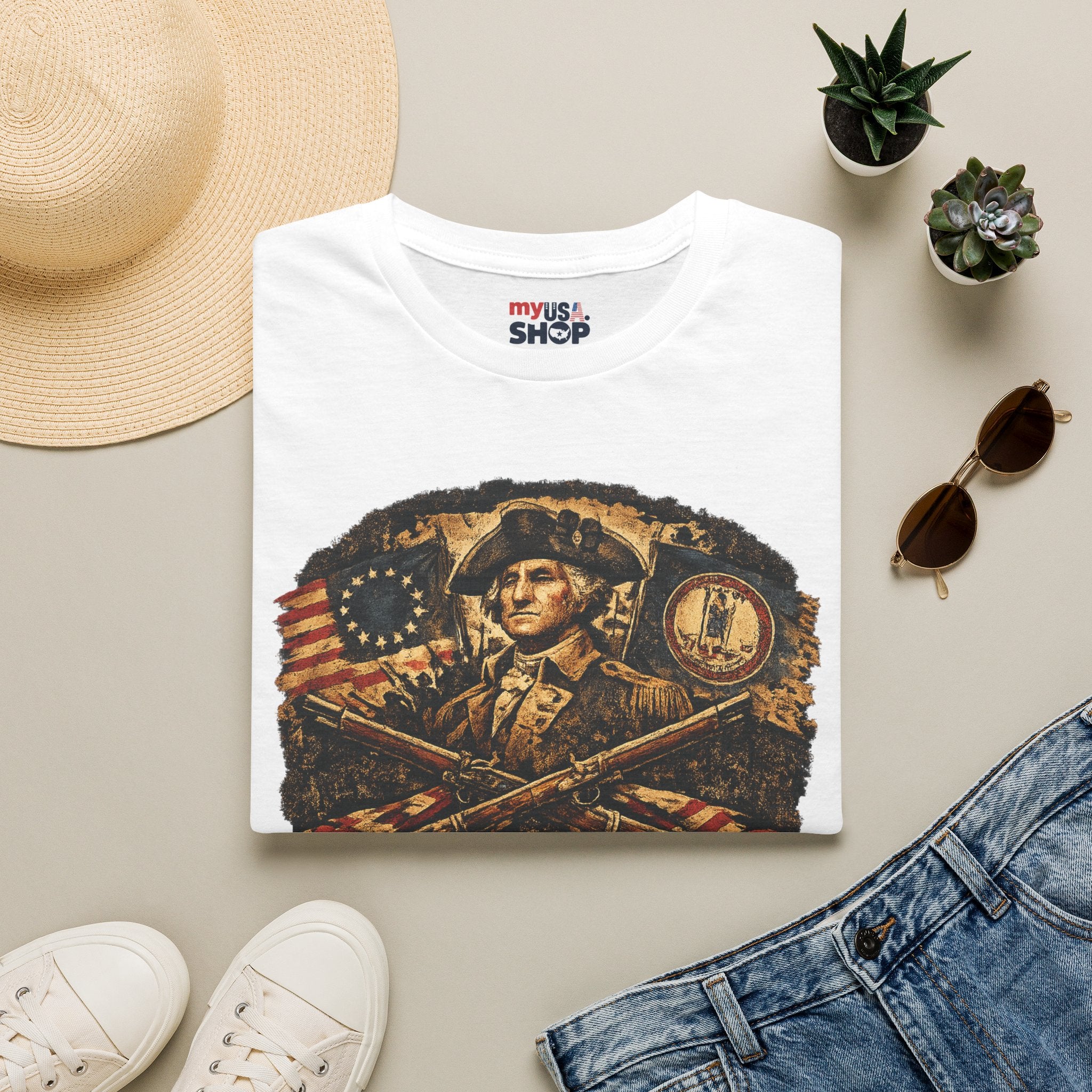 America 250 Virginia- American Freedom Tee Design