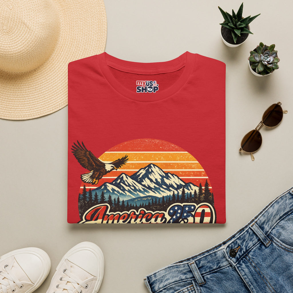 America 250 x Montana Vintage Eagle — America 80s Retro Mountain