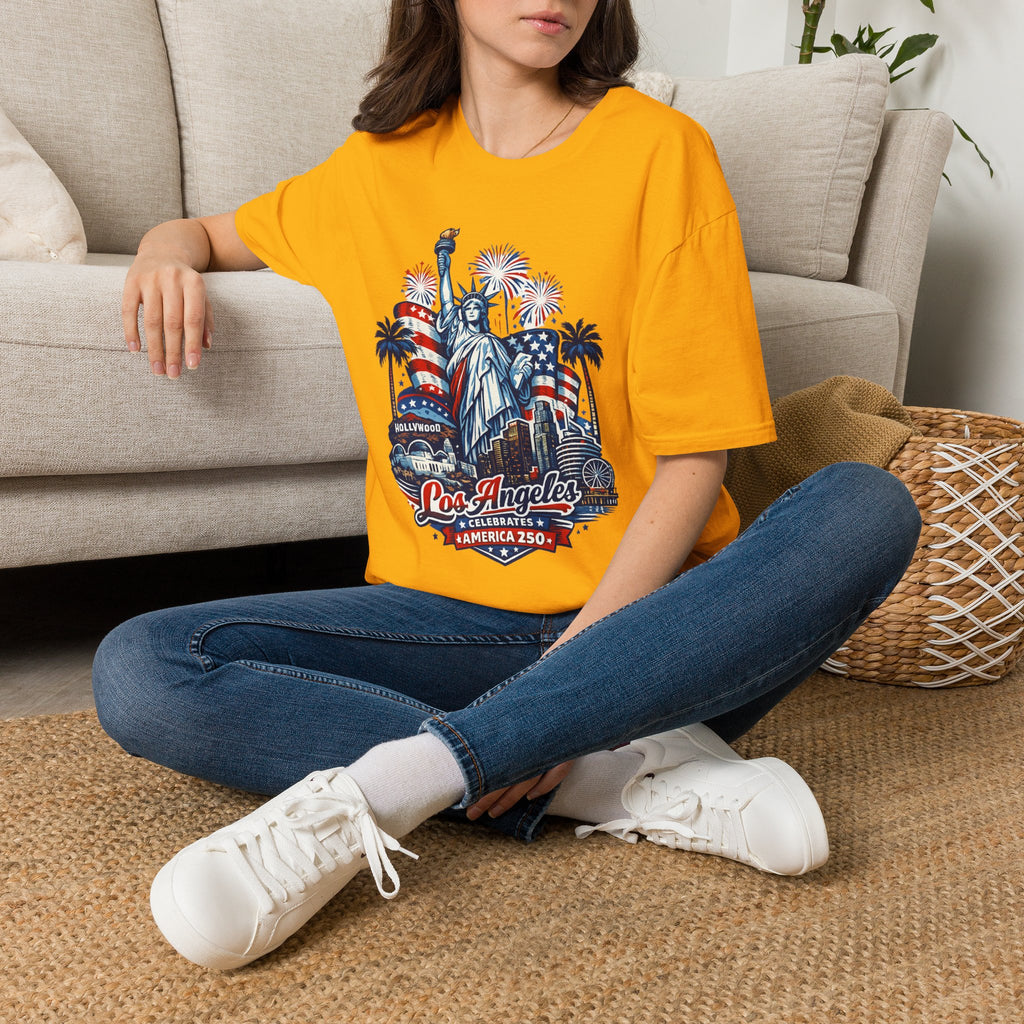 America 250 Statue of Liberty in Los Angeles California Tee