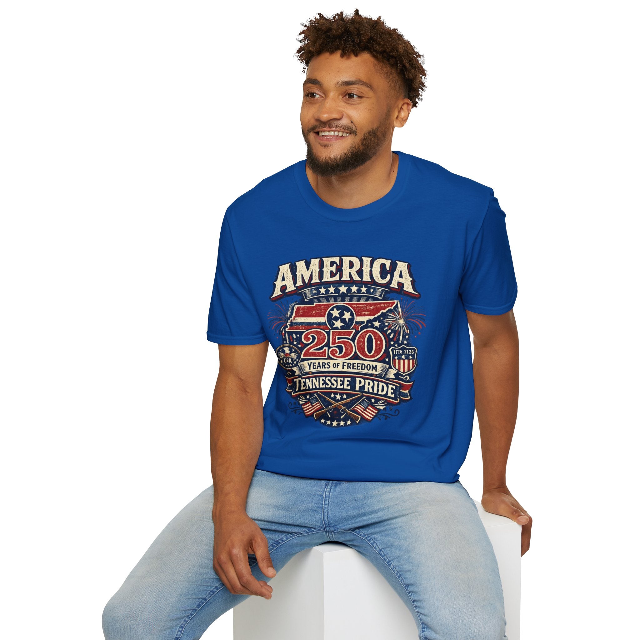 America 250 Tennessee Pride Shirt — 250 Years of Freedom Graphic Tee