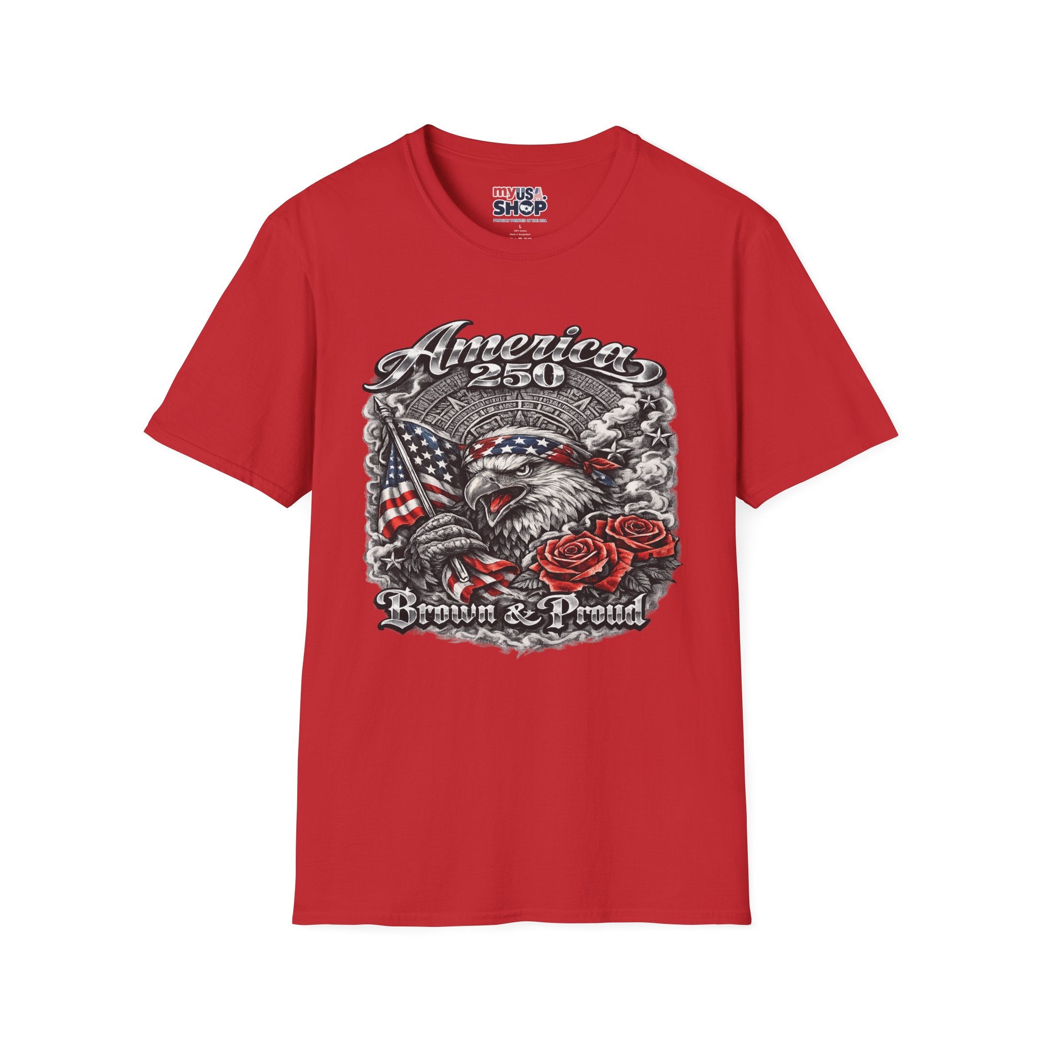 America 250 Eagle Flag — Born & Proud Patriotic