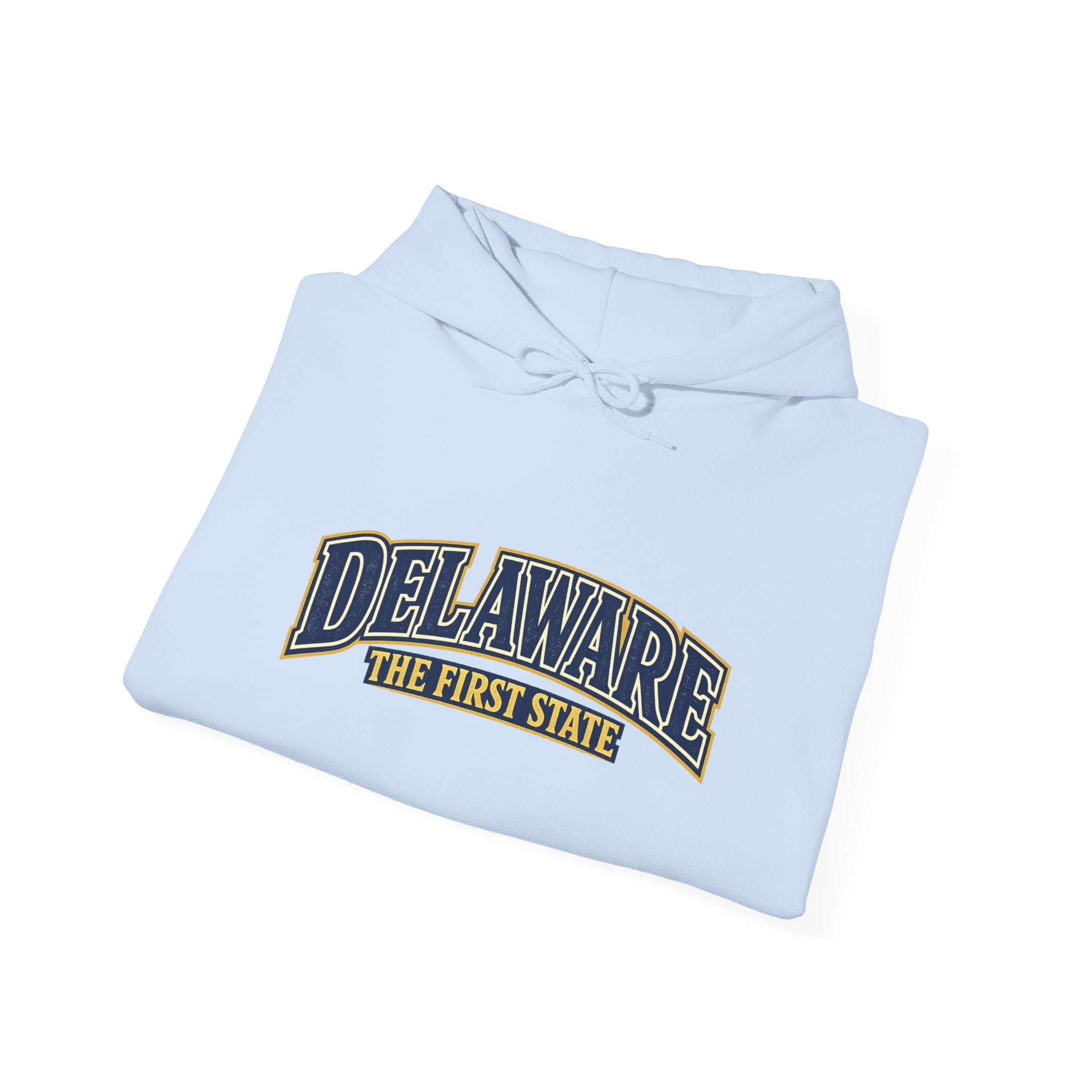 Delaware The First State Heavy Blend Hooded Sweatshirt