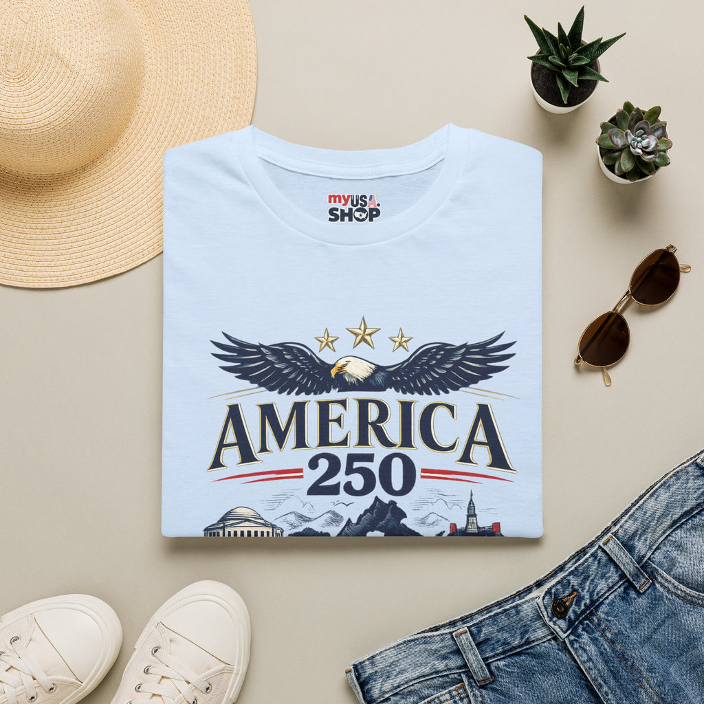 America 250 T‑Shirt – Virginia Legacy Patriotic Anniversary Tee