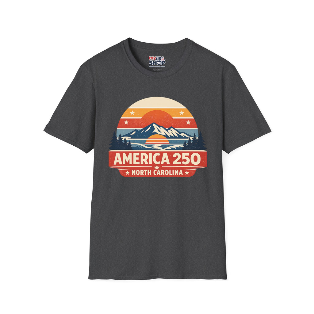 America 250 North Carolina - Mountain Sunset T-Shirt
