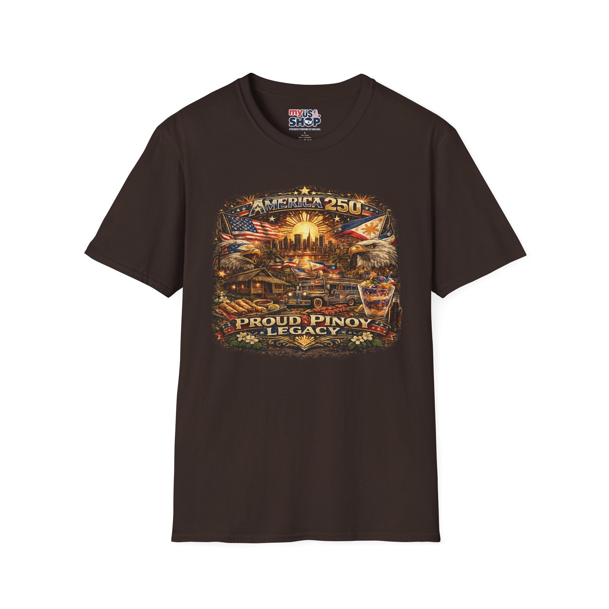 America 250 'Proud Pinoy Legacy' – Filipino American Celebration T Shirt