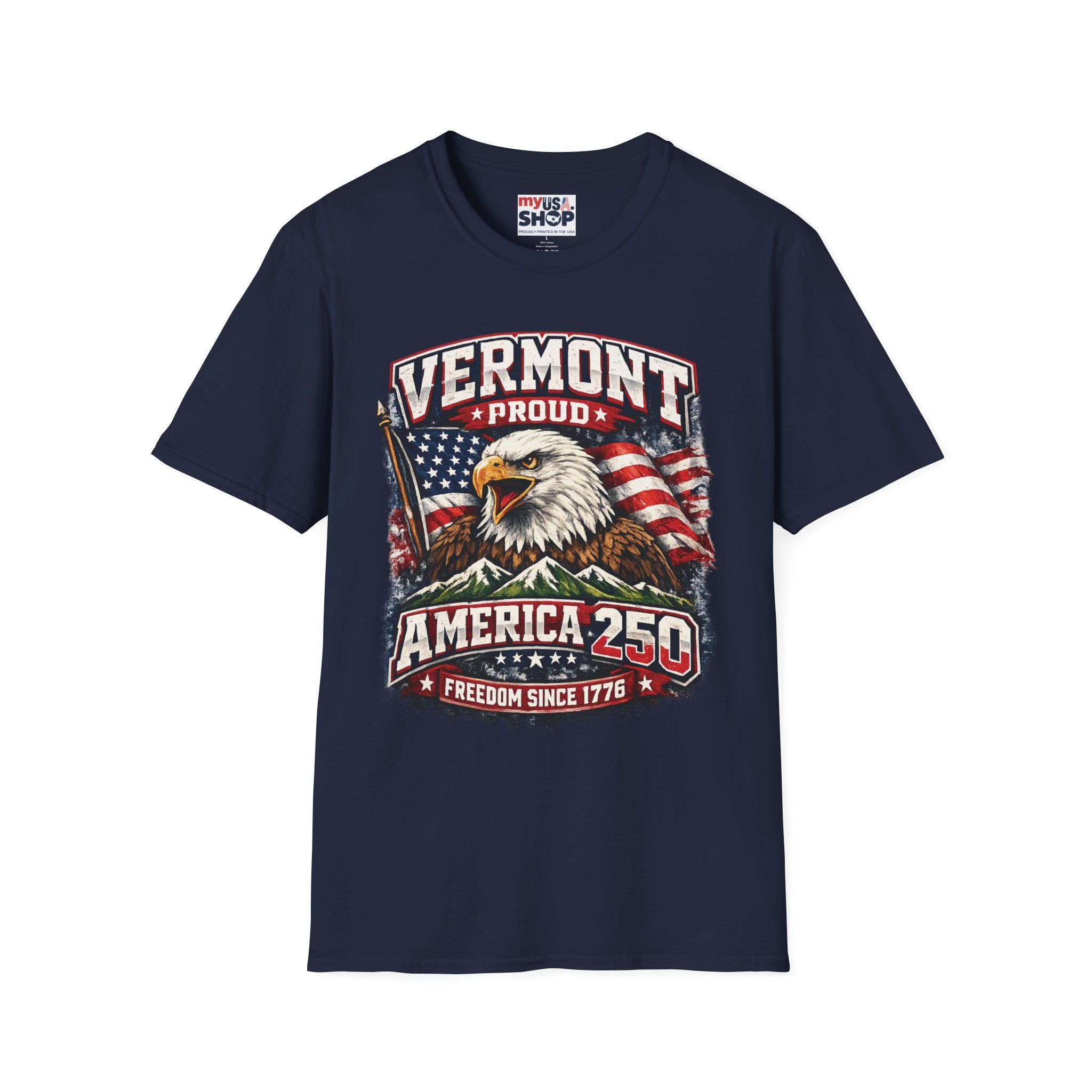 America 250 – Vermont Proud Freedom Since 1776 Vintage Tee Design