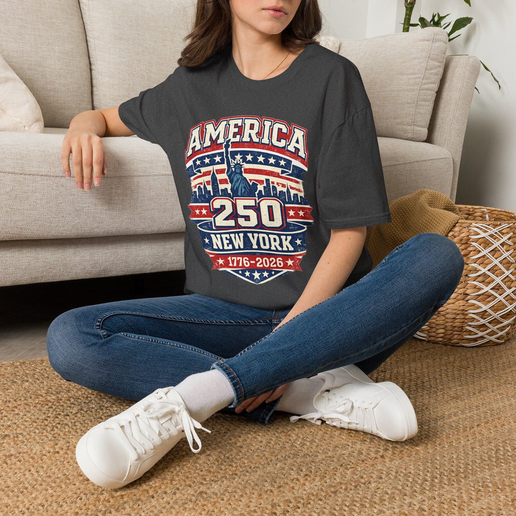 America 250 New York — 1776-2026 Patriotic Tee