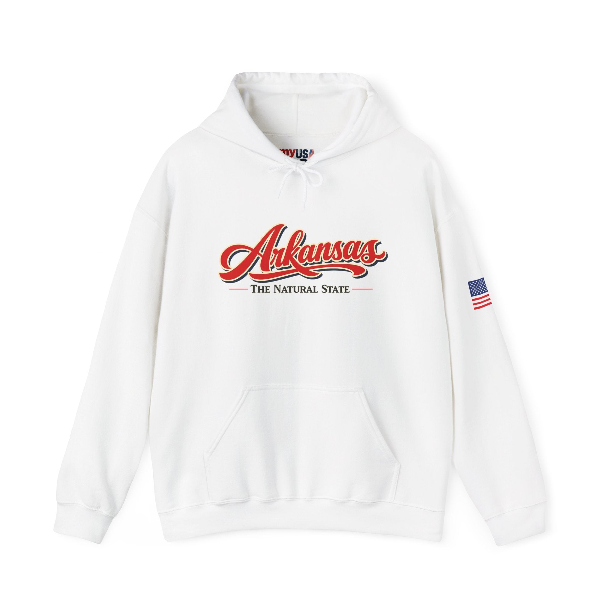 Arkansas The Natural State Heavy Blend Hooded Sweatshirt