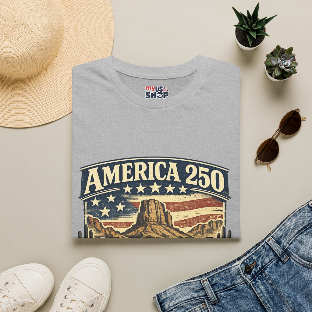 America 250 Shirt — Oregon Western Pioneer Trail Graphic Tee