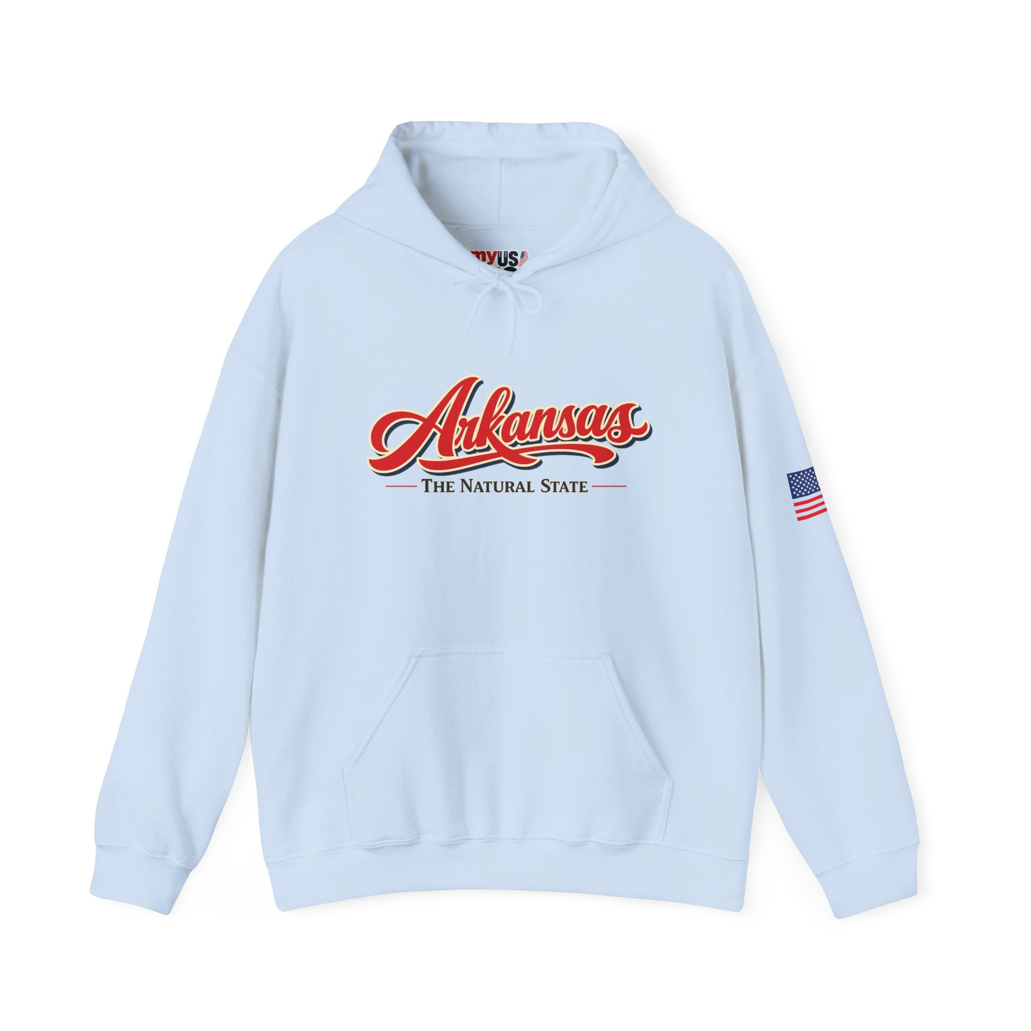 Arkansas The Natural State Heavy Blend Hooded Sweatshirt