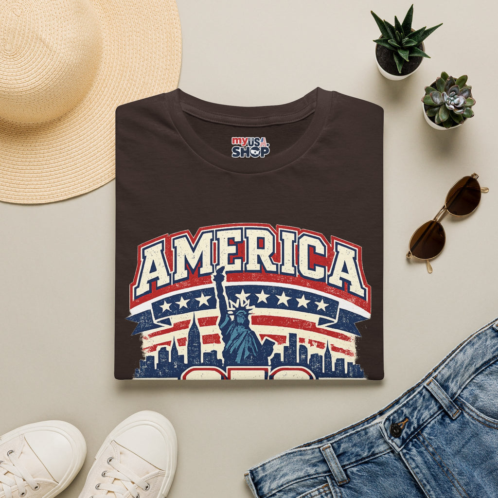 America 250 New York — 1776-2026 Patriotic Tee