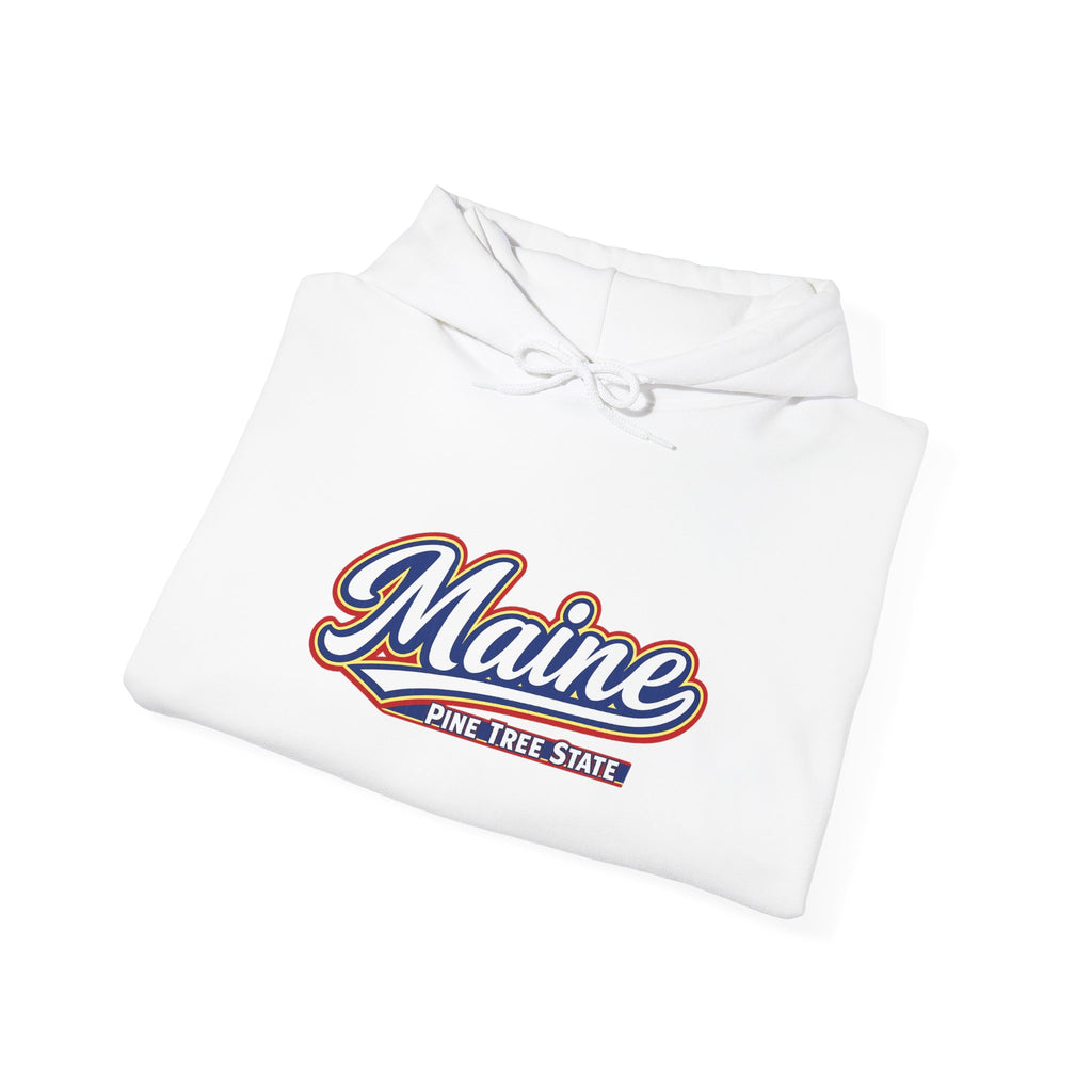 Maine Pine Tree State Heavy Blend Hooded Sweatshirt