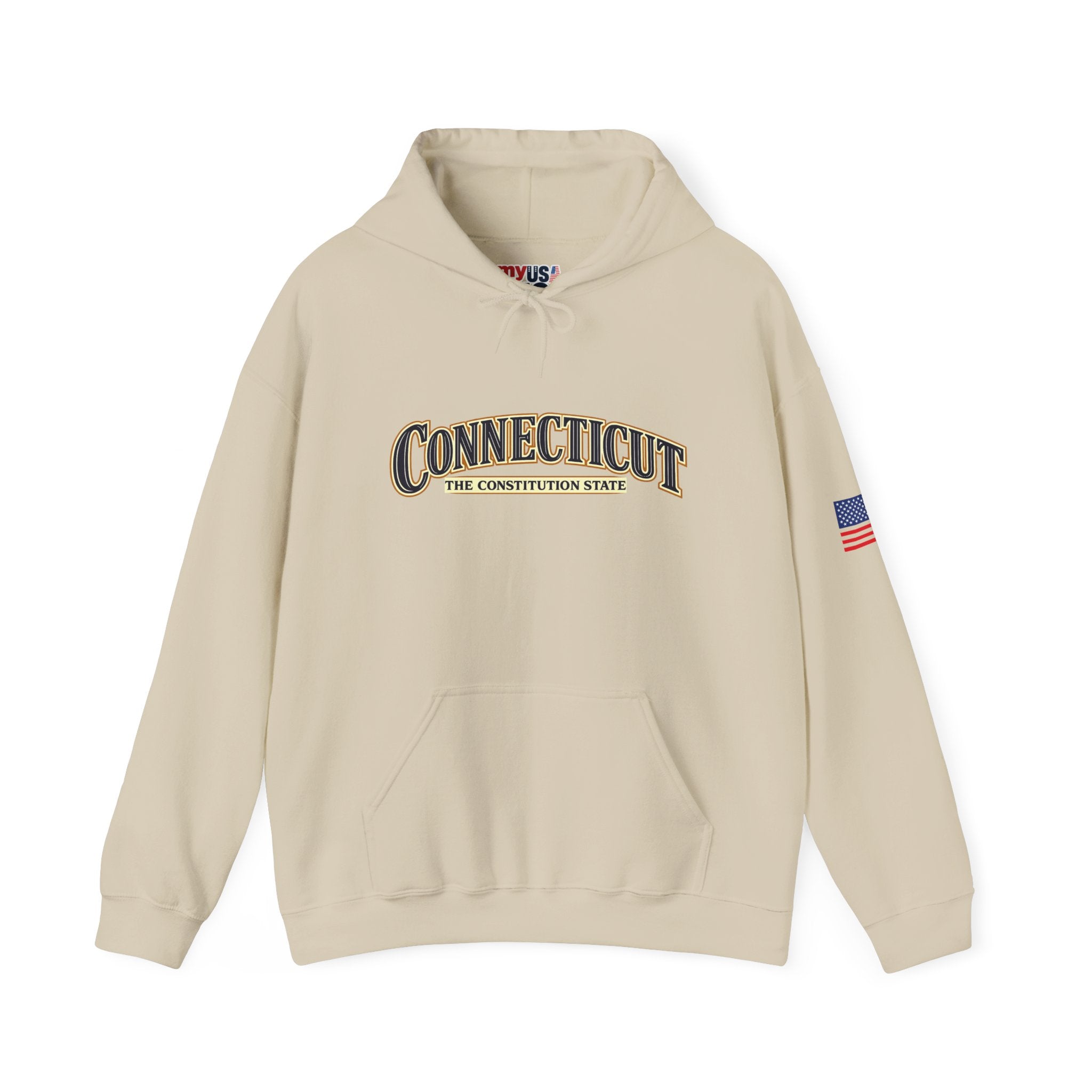 Connecticut The Constitution State Heavy Blend Hooded Sweatshirt